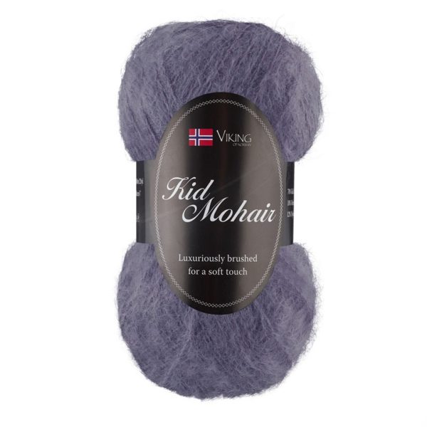 Viking Kid Mohair, farge 968 Lilla