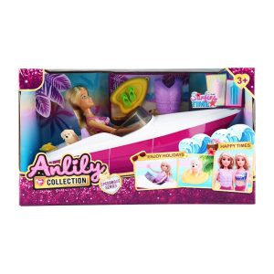 Anlily med båt