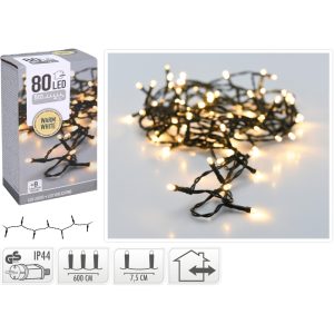 80 LED – 6 m (varmhvit)