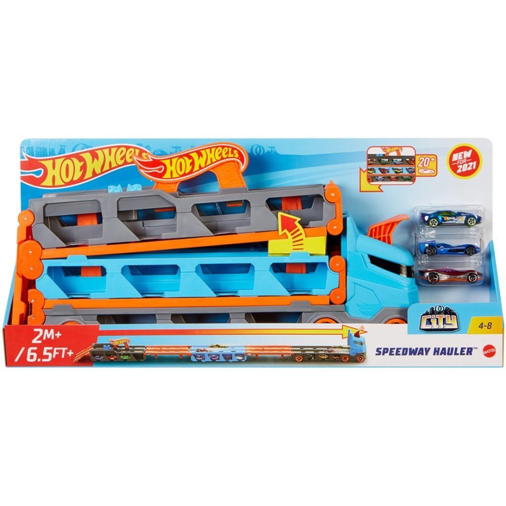 Hot wheels city speedway haule