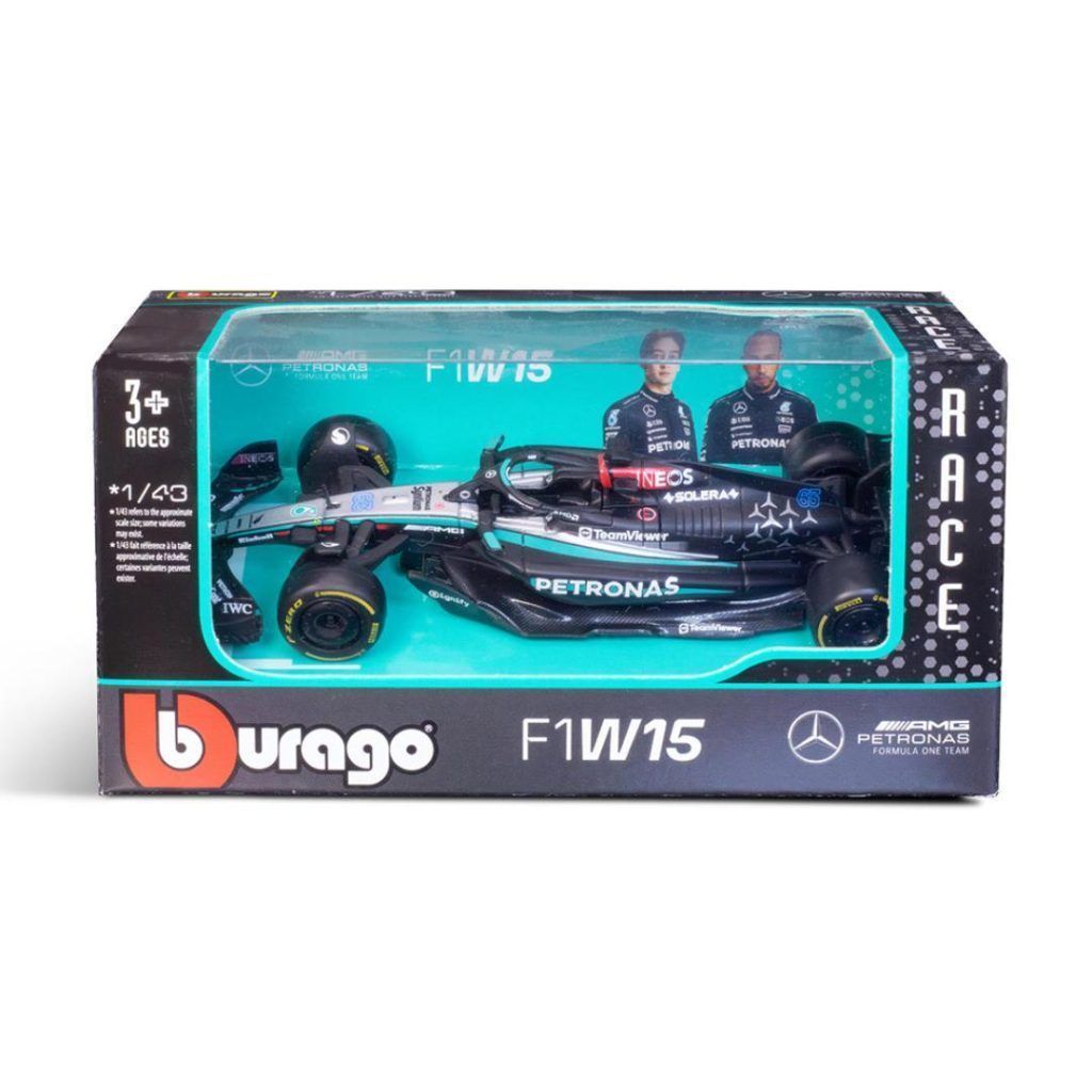 1:43 f1 mercedes amg w15 2024 russell