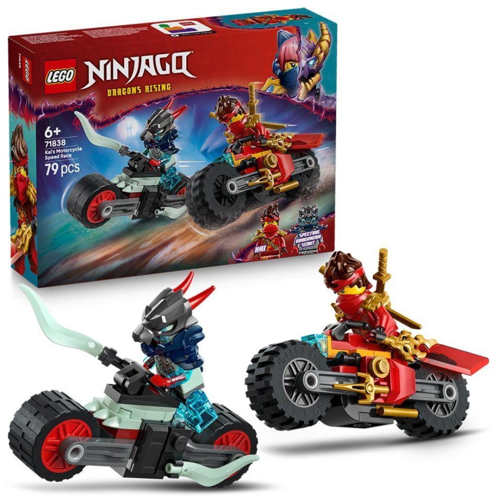 Lego kais fartsfylte motorsykkeljakt