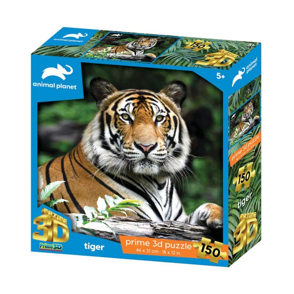 Prime 3d puslespill tiger