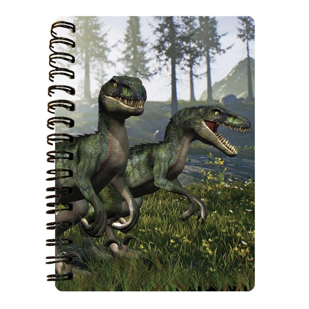 Prime 3d notatbok velociraptors