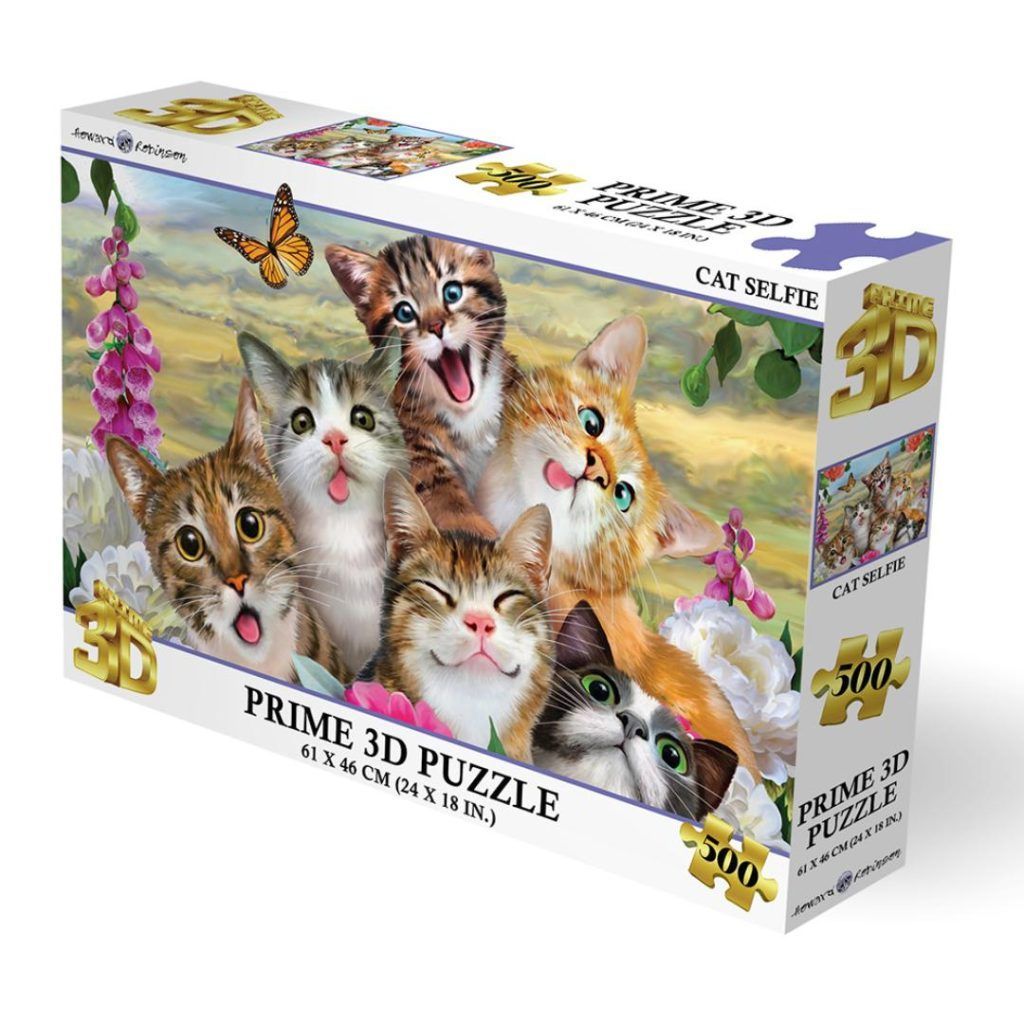 Prime 3d puslespill cat