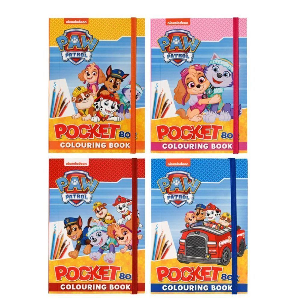 Pocket fargeleggingsbok paw
