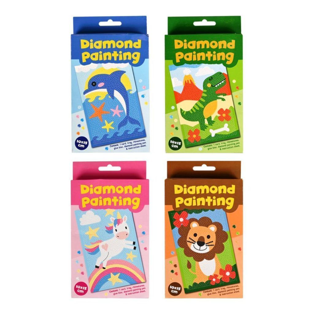 Diamond painting 4 ass
