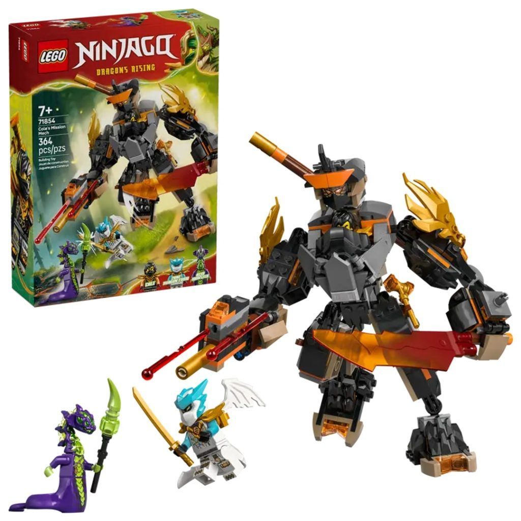 Lego coles eventyrrobot og drage-zane