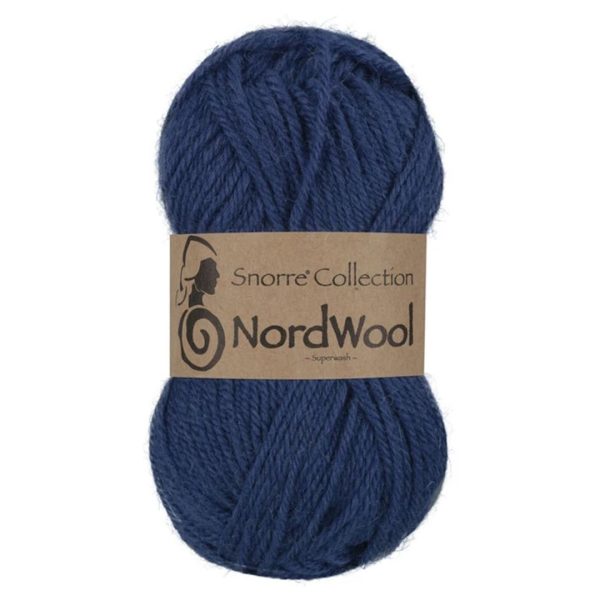 Viking Snorre Nordwool, farge 127 Jeansblå