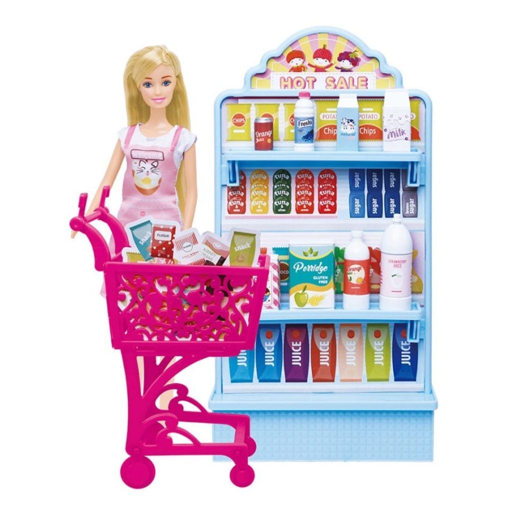 Anlily dukke og shopping sett
