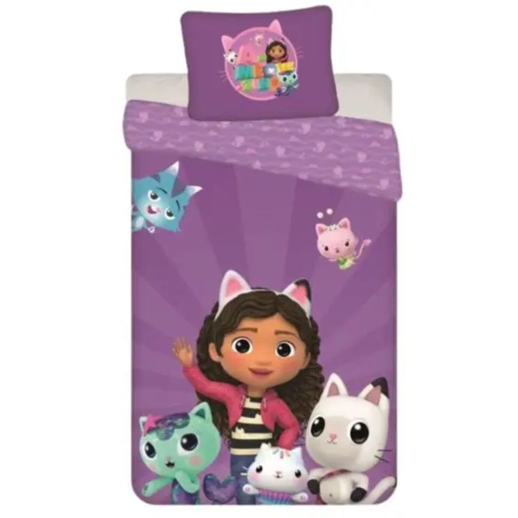 Gabbys dollhouse sengesett 140x200/50x70