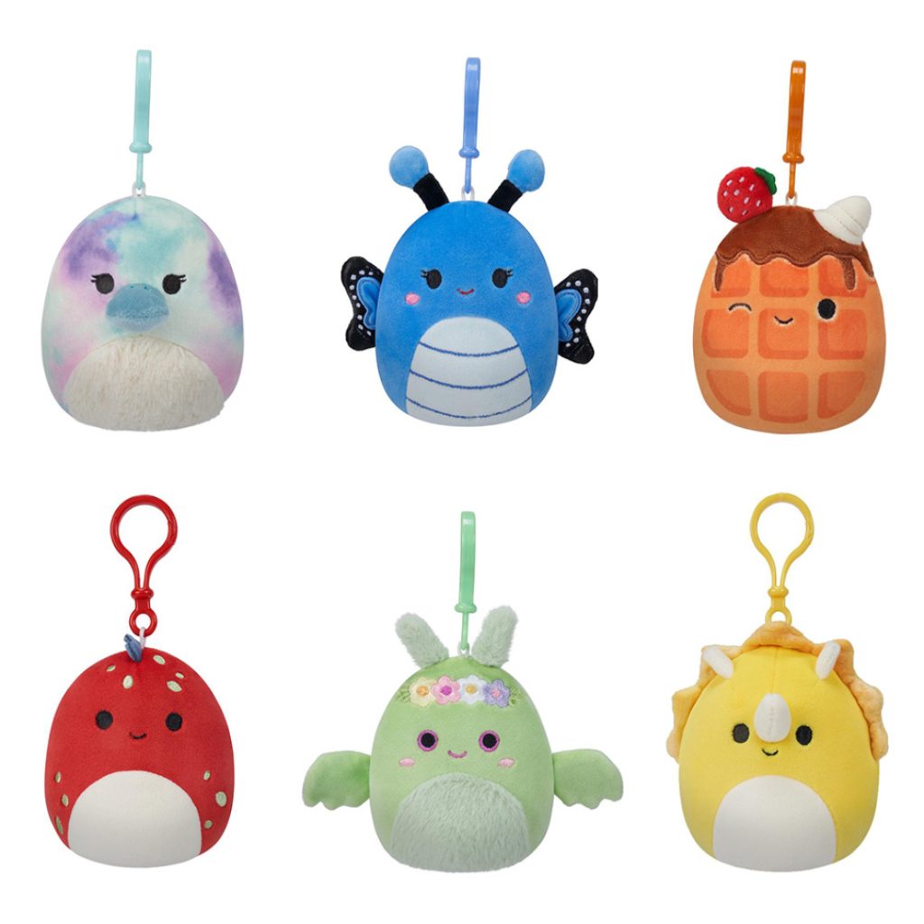 Plysj - squishmallows 9 cm p19 clip on a