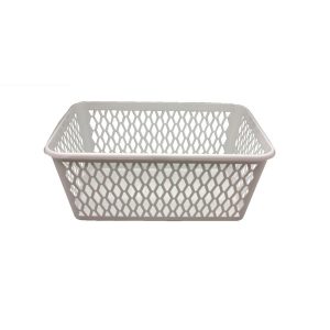 Plast1 minikurv hvit medium 30 x 20 x 11