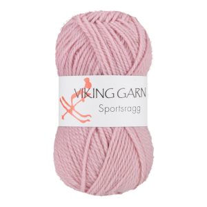 Garn viking sportsragg 574 støvrosa