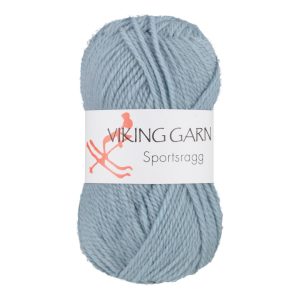 Garn viking sportsragg 524 lys støvblå