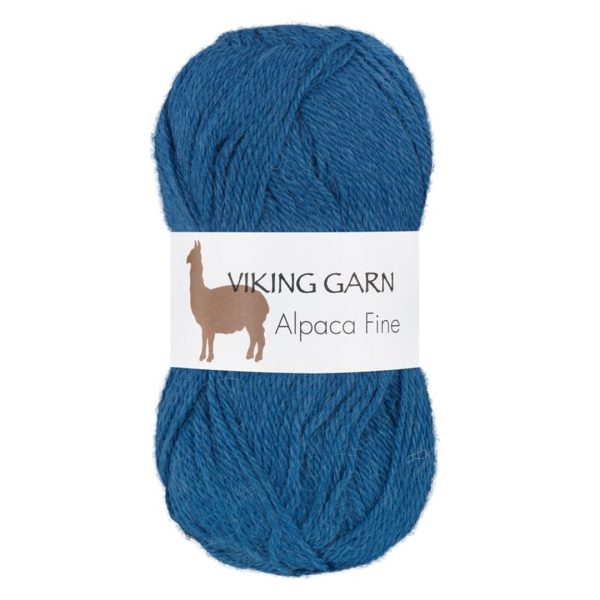 Viking Alpaca Fine, farge 622 Kongeblå