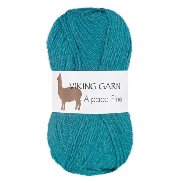 Viking Alpaca Fine, farge 629 Mørk Turkis
