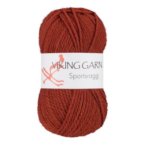 Garn viking sportsragg 543 rust