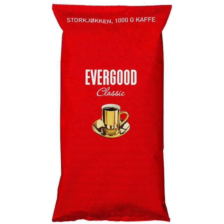 Evergood kaffe 1 kg filter