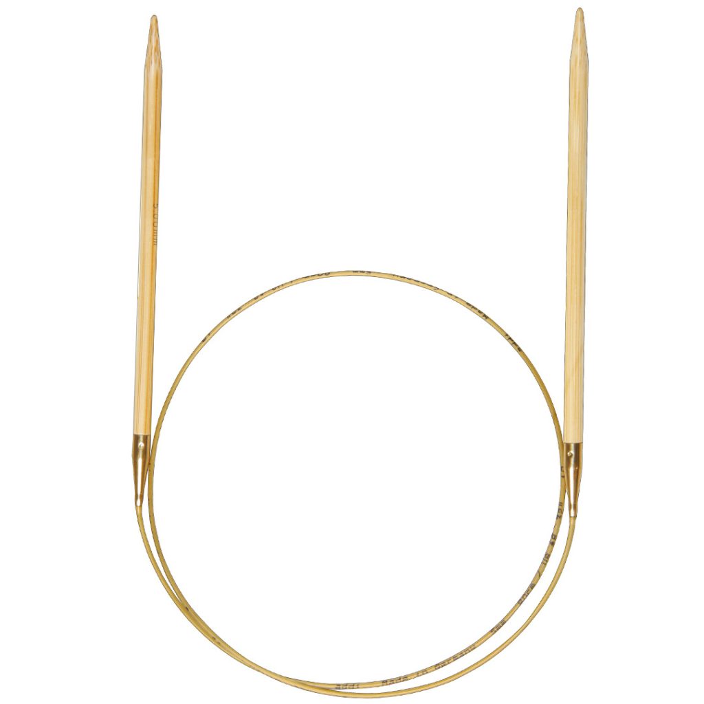 Addi rund strikkepinne bambus 100cm 6mm