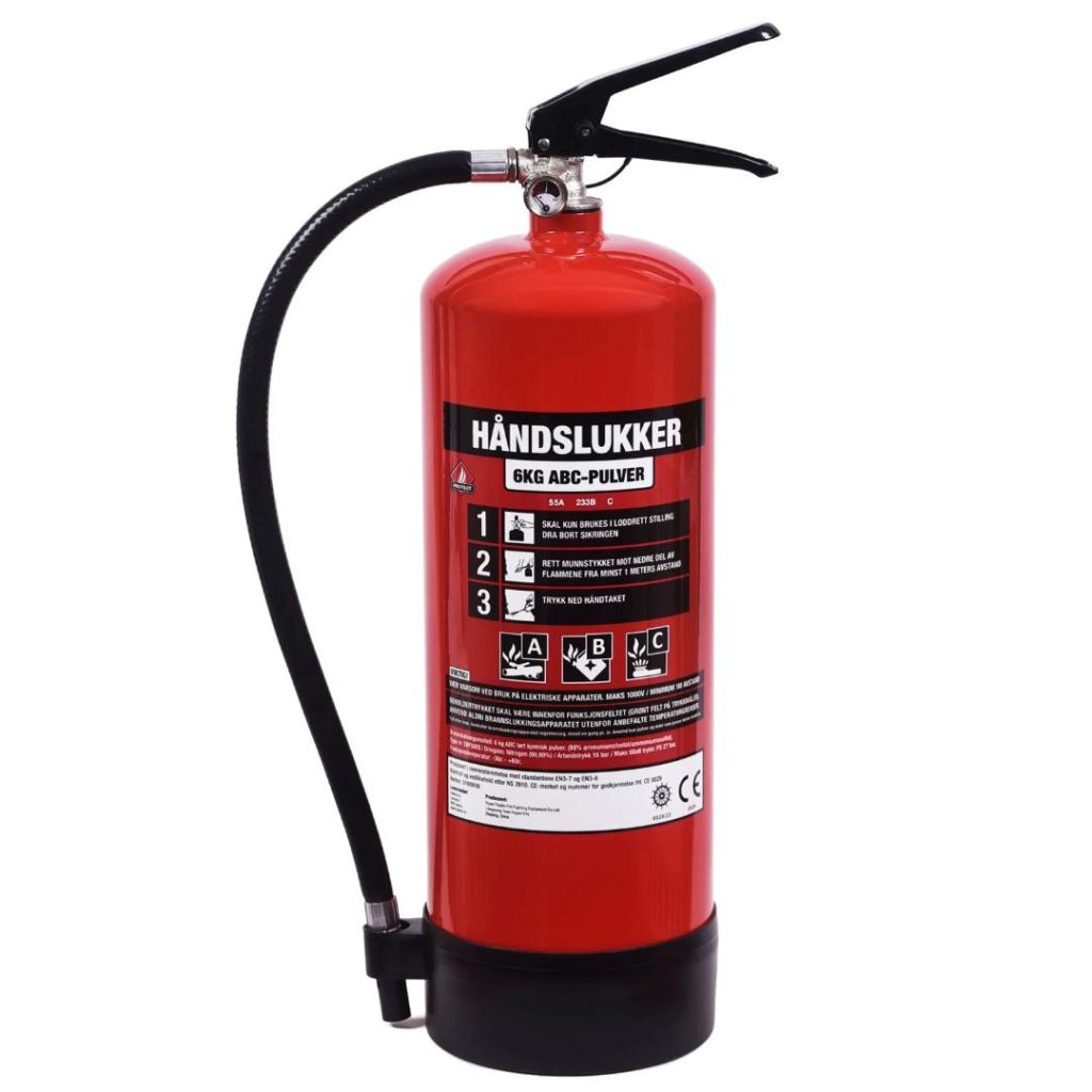 Brannslukker 6kg abs pulver 55a