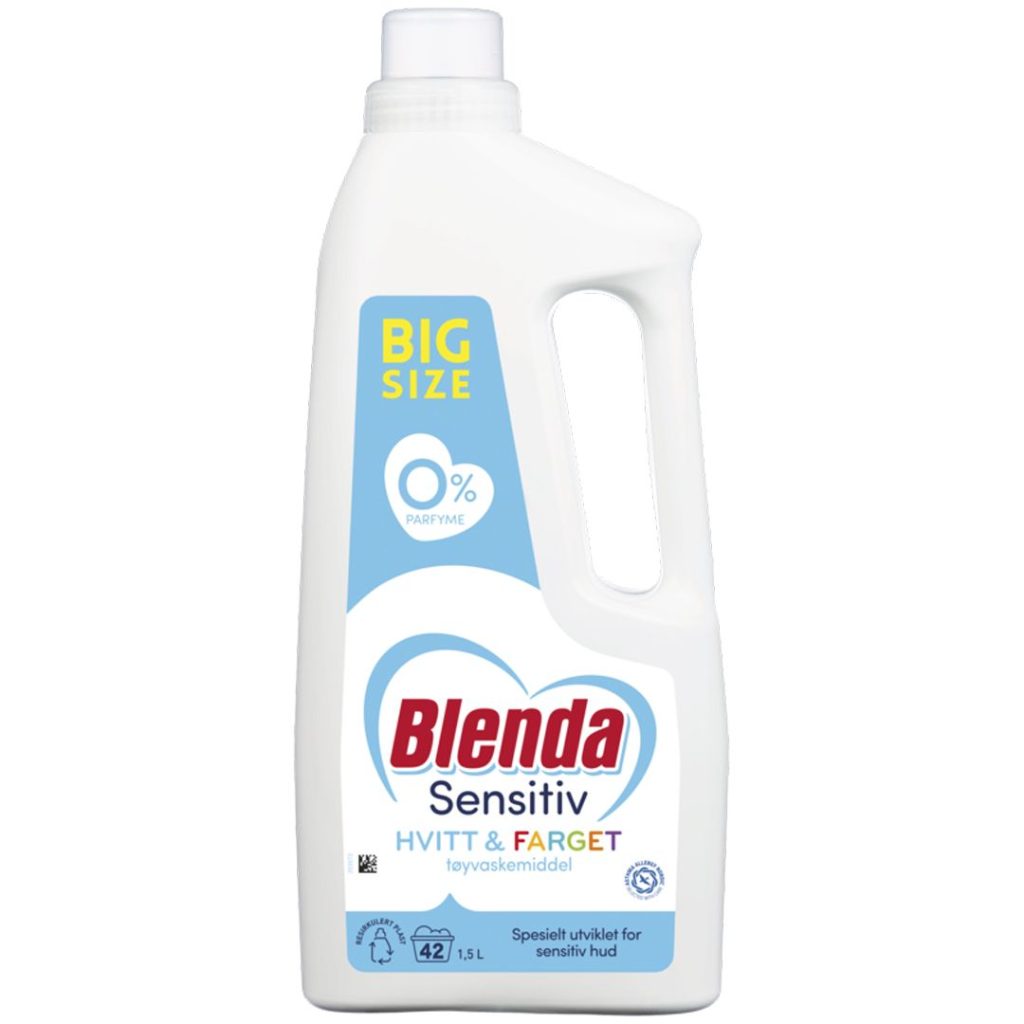 Blenda sensitive flytende vaskemiddel