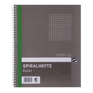 Spiralhefte emo 17x21cm 70g 50bl ruter