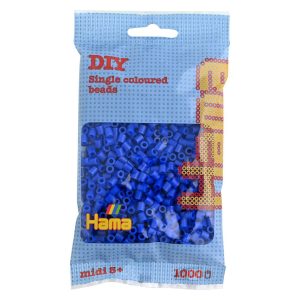 Hama midi perler 1000 pcs blue