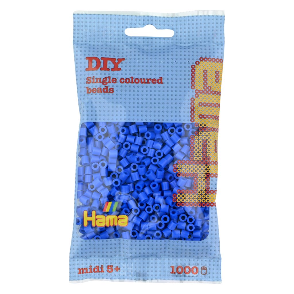 Hama midi perler 1000 pcs light blue