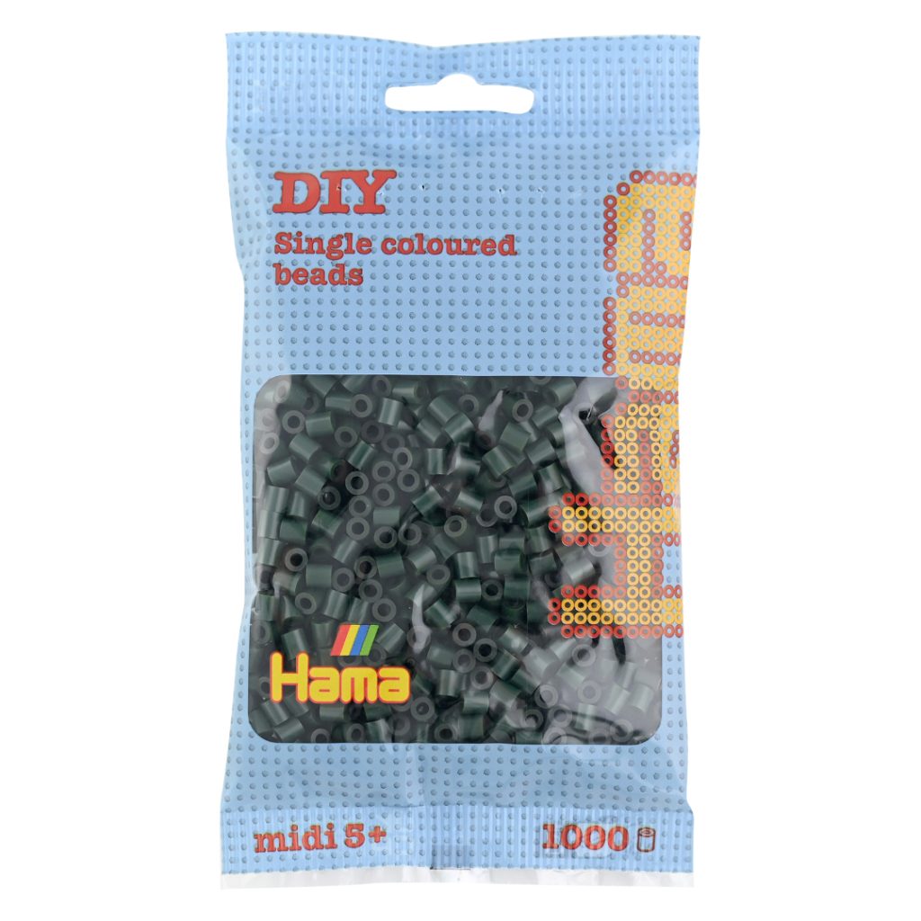 Hama midi perler 1000 pcs dark green