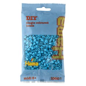 Hama midi perler 1000 pcs azure