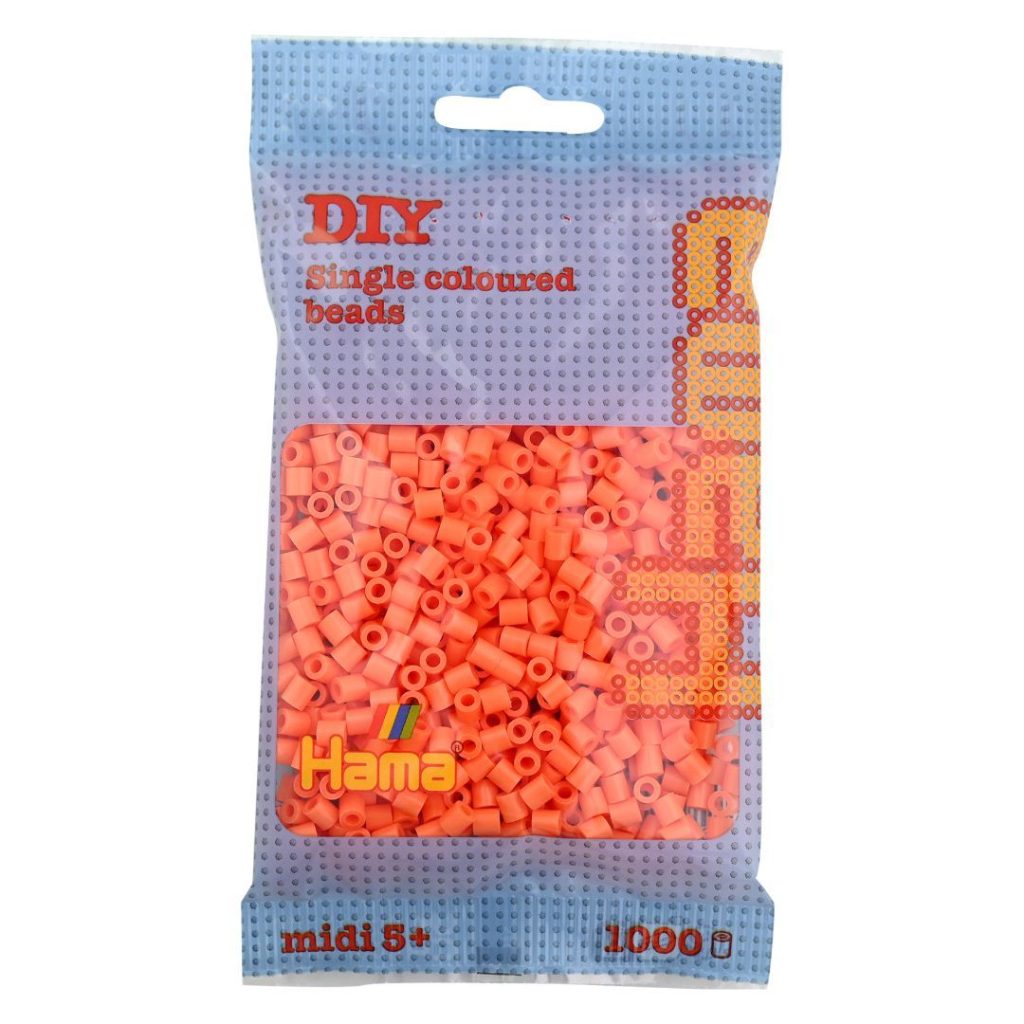 Hama midi perler 1000 pcs. apricot