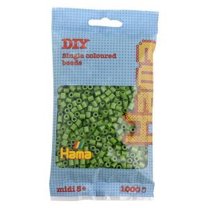 Hama midi perler 1000 pcs. olive green