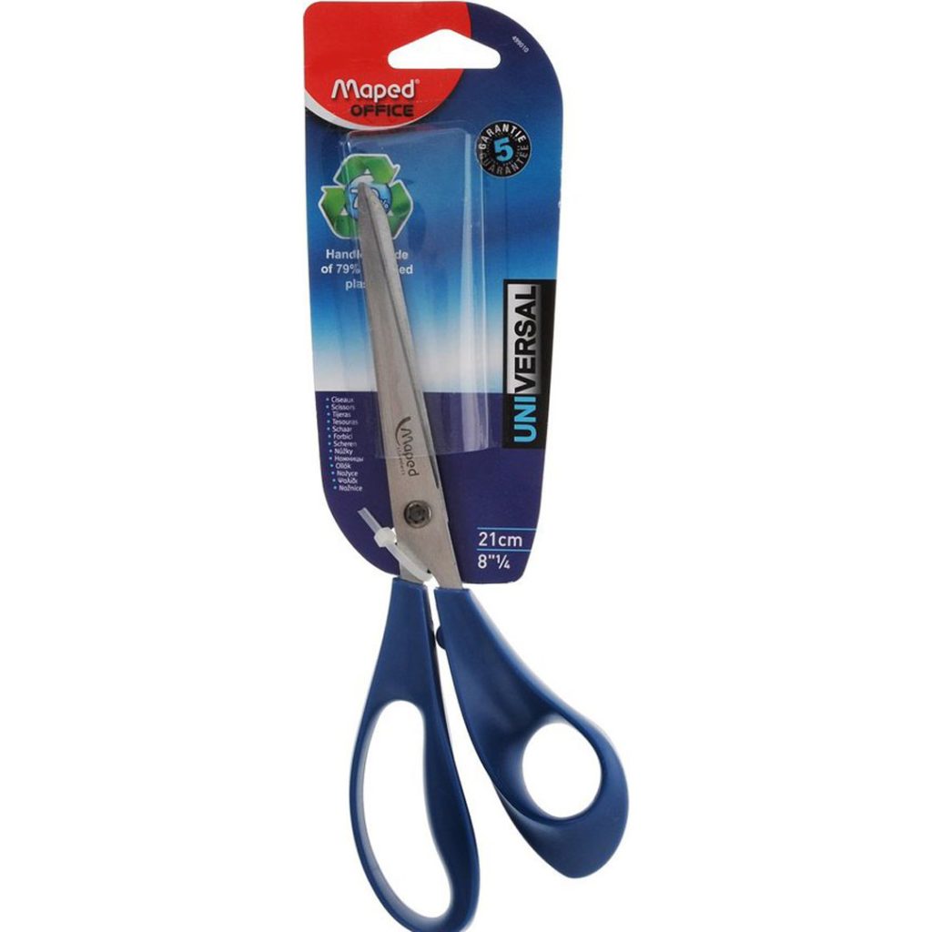 Saks maped universal 21cm sort/blå