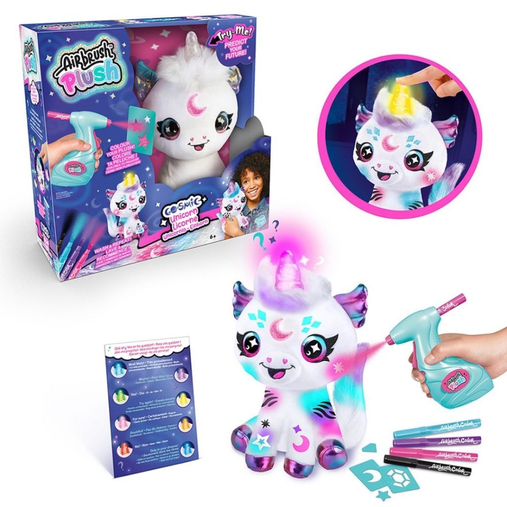 Airbrush plush magic creature