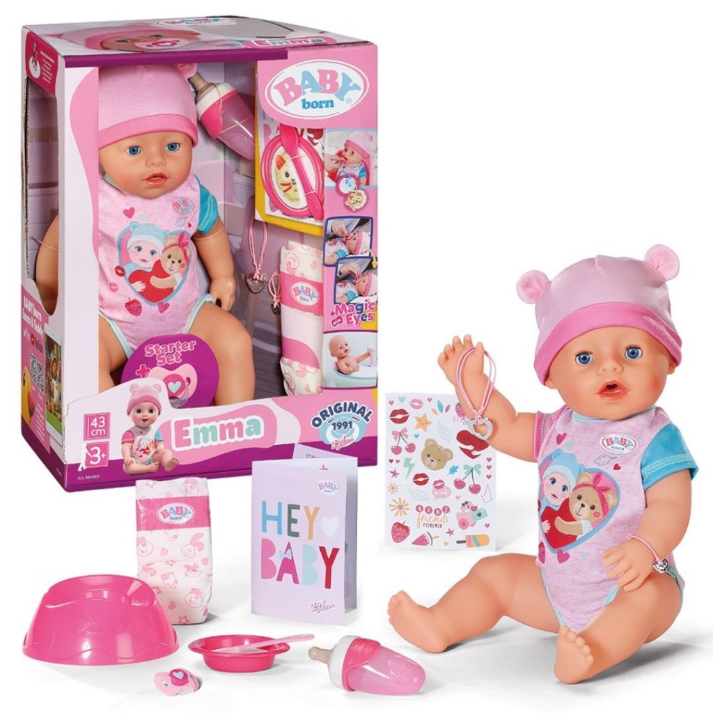 Baby born dukke emma 43cm