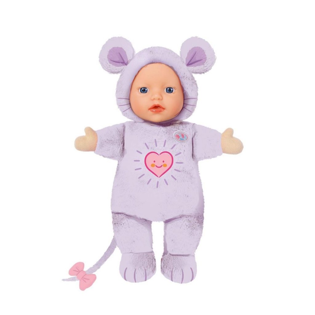 Baby born dukke mus for babyer 26cm