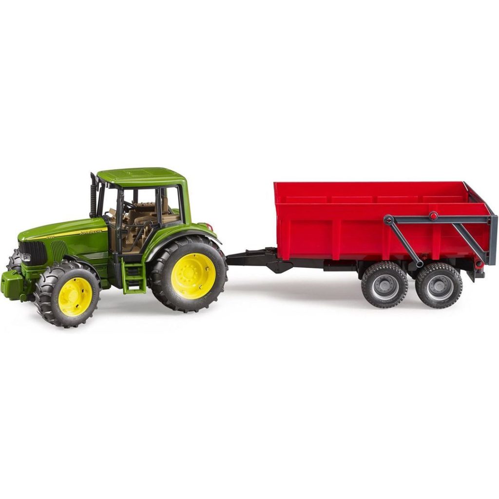 Bruder john deere 6920 med tipp henger