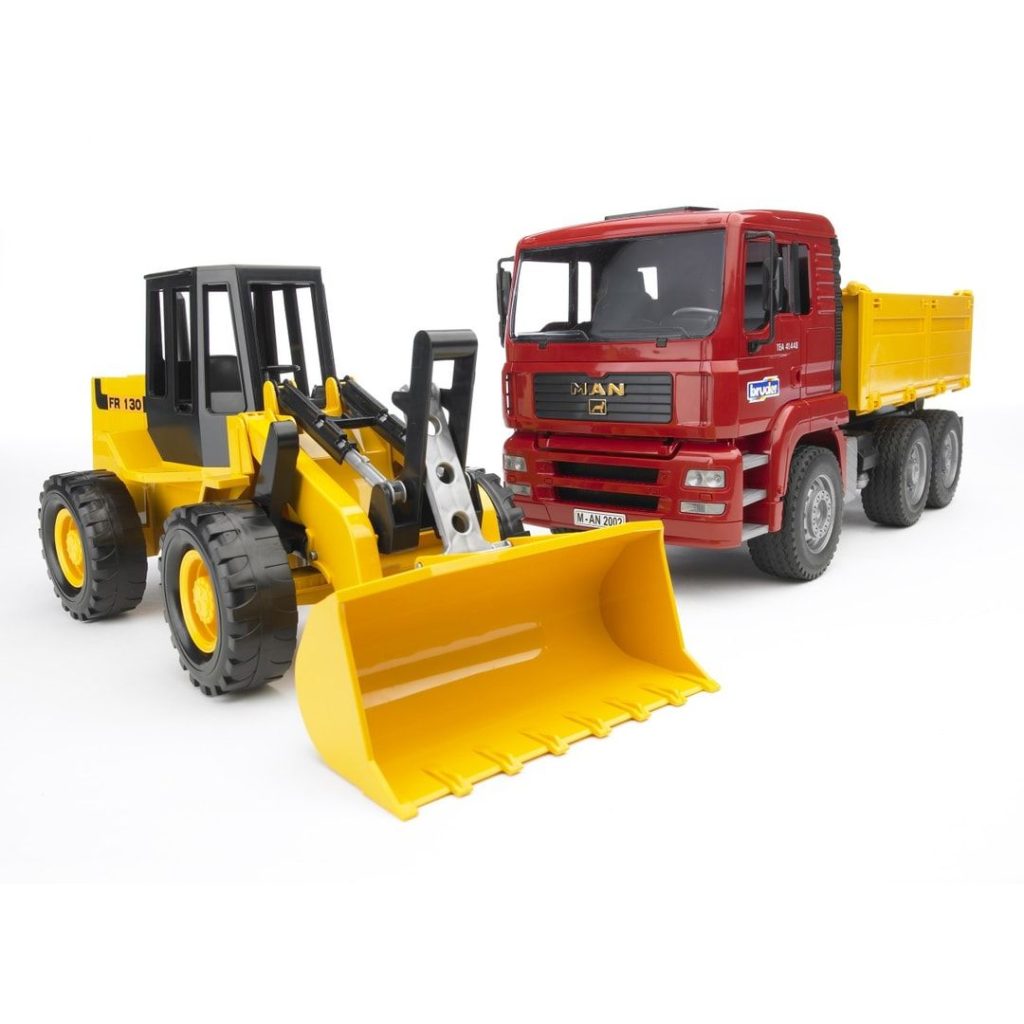 Bruder man tga lastebil med dumper