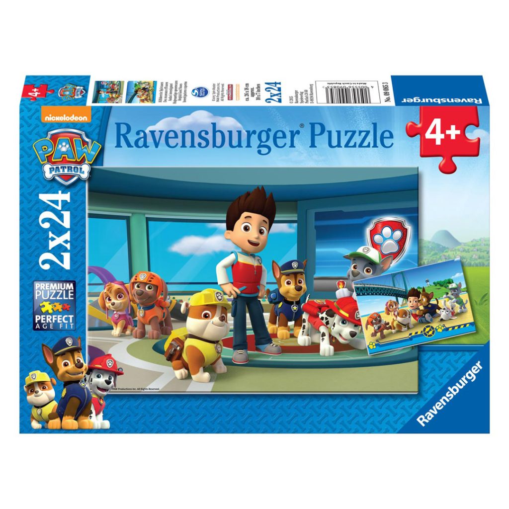 Puslespill paw patrol med venner 2x24