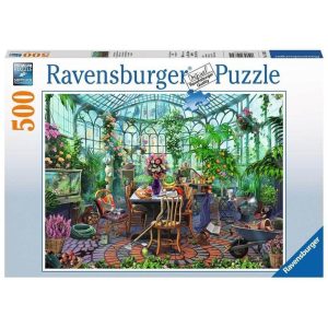 Puslespill dyrking i drivhus 500 biter