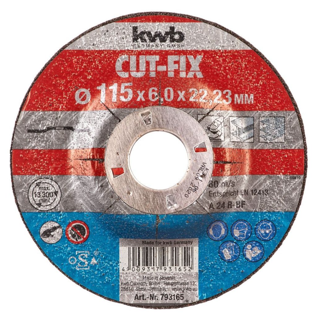 Kwb cut-fix slipeskiver til metall