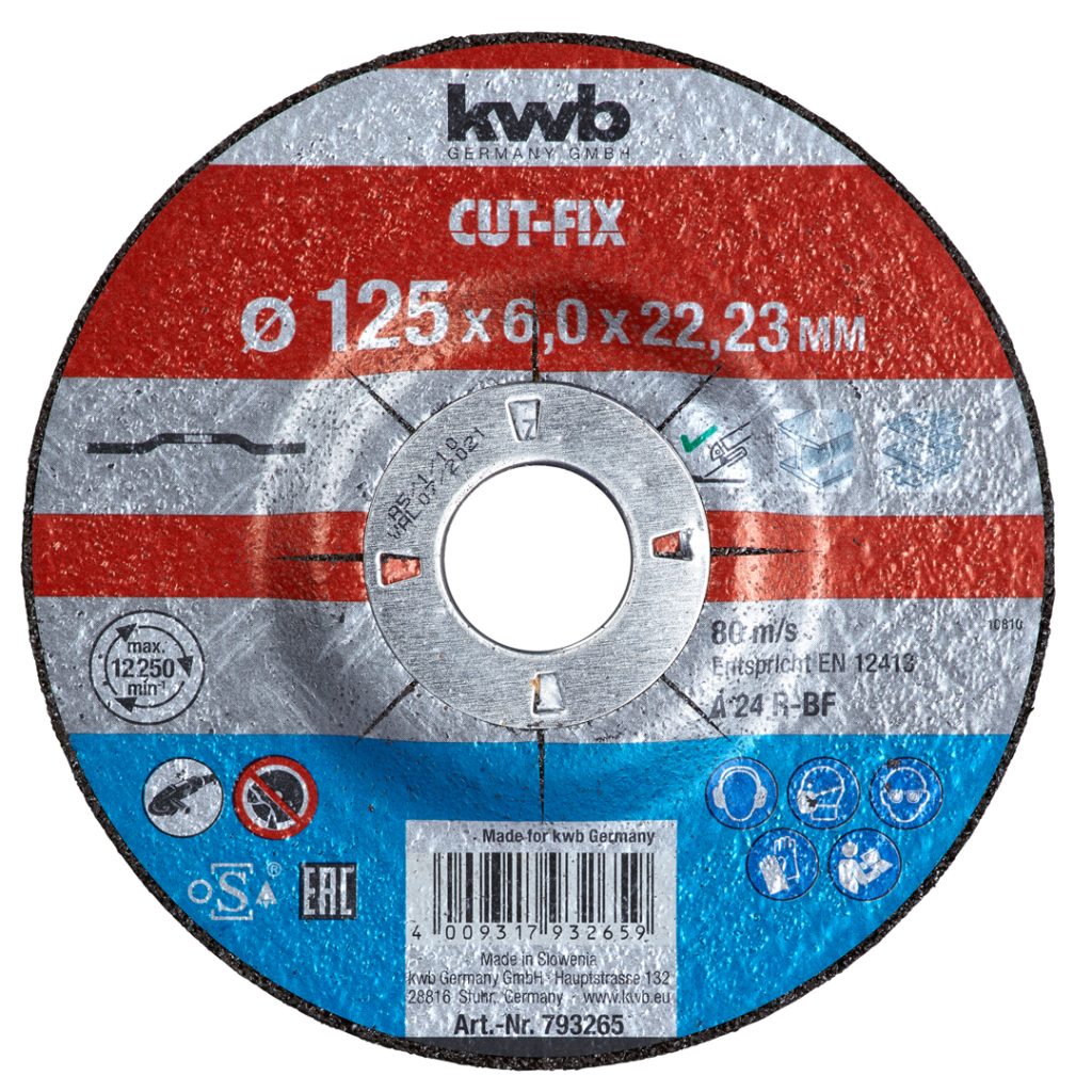 Kwb cut-fix slipeskiver til metall