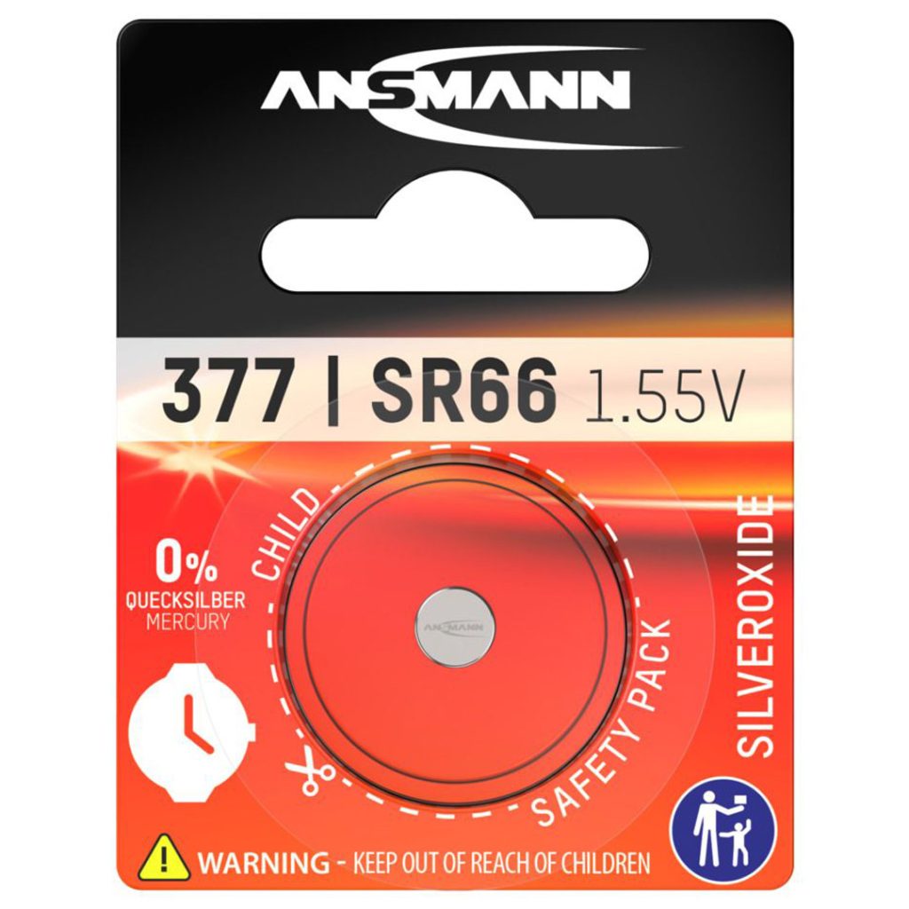 Ansmann silver oxide batteri sr66 / s