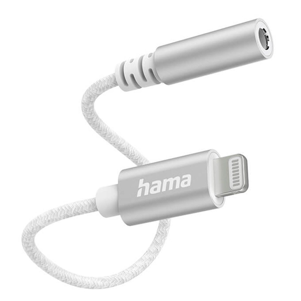 Hama audio adapter lightning to 3.5mm wh