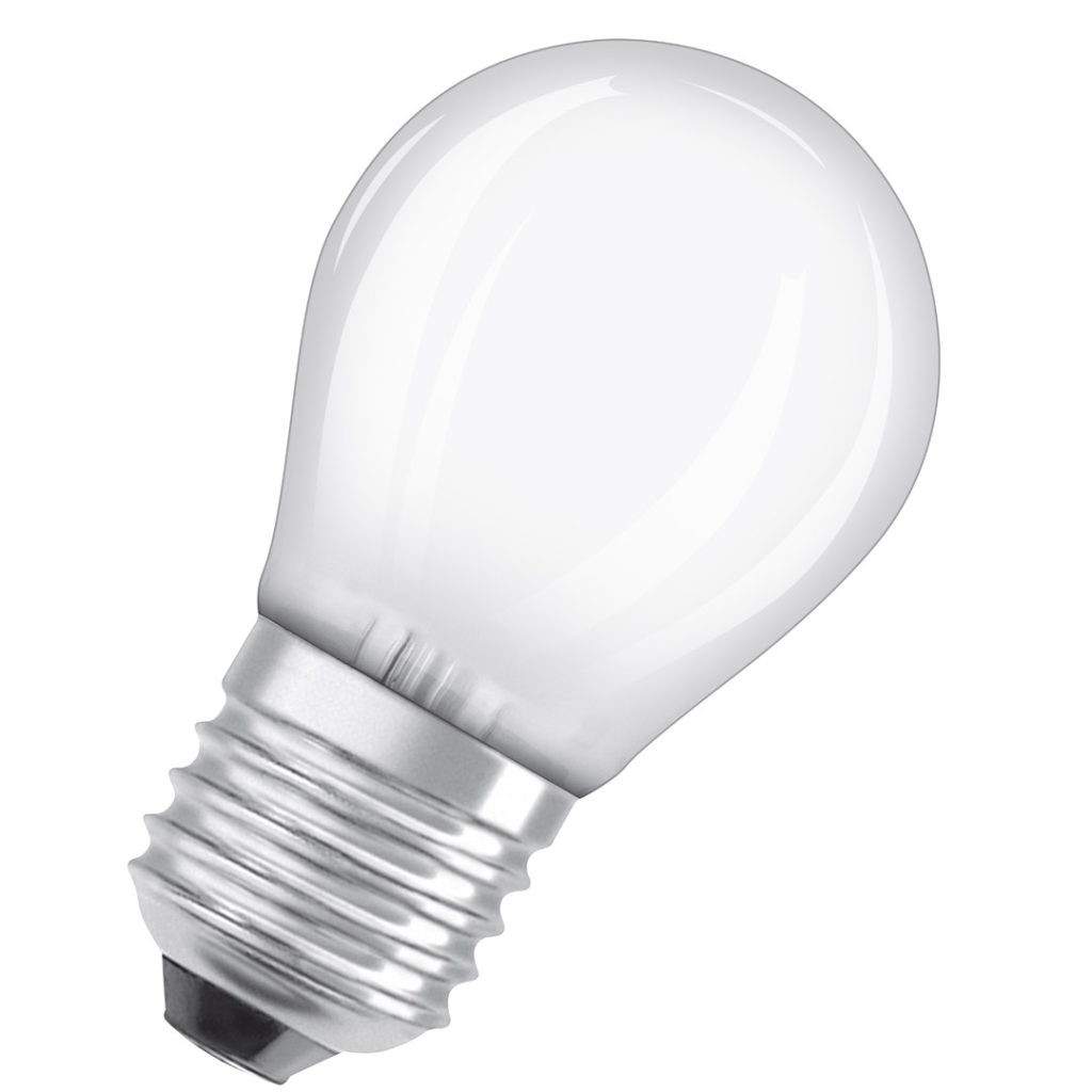 Osram led pære klot (15) e27 matt 827