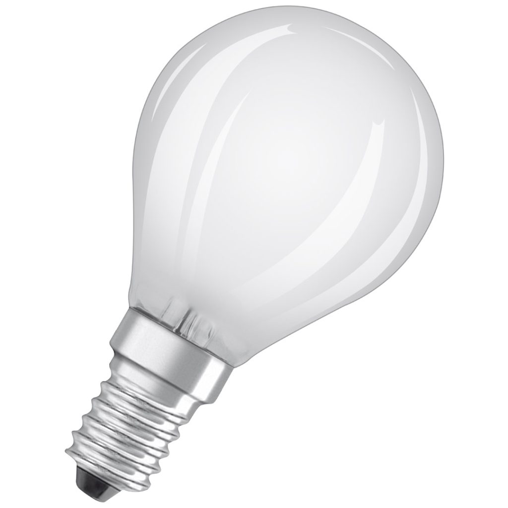 Osram led pære klot (40) e14 matt 827