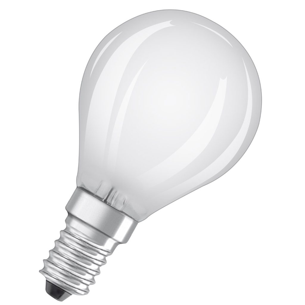 Osram led pære klot (25) e14 matt 827