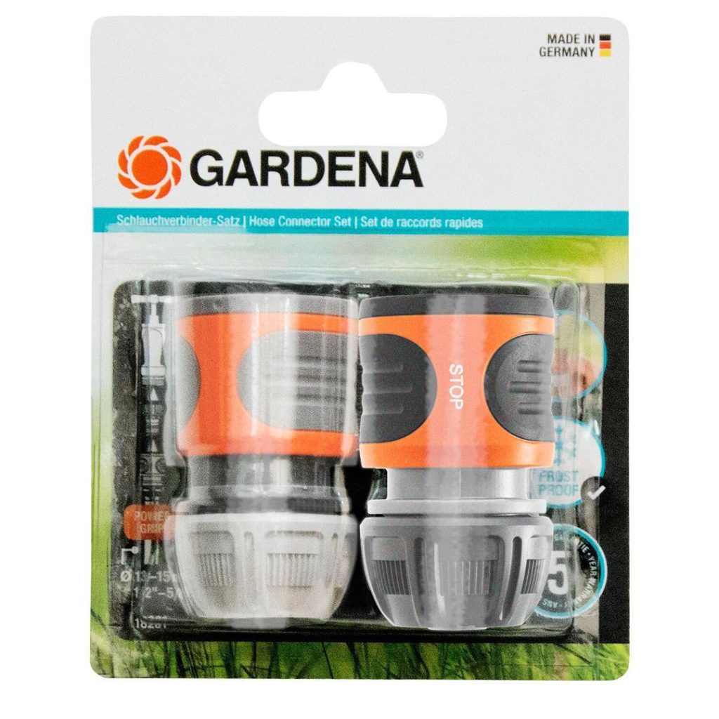 Gardena slangekoblinger sett 1/2 - 5/