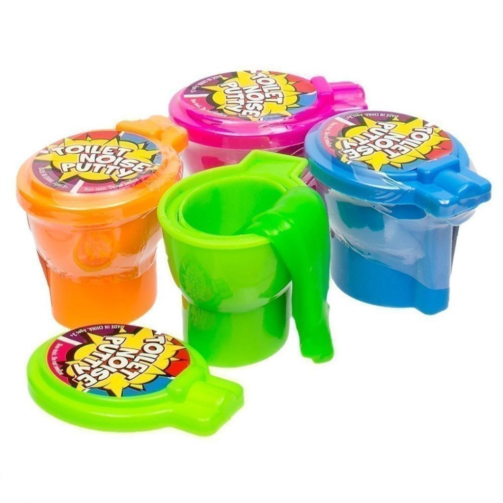 Slime/putty toalettslim med lyd